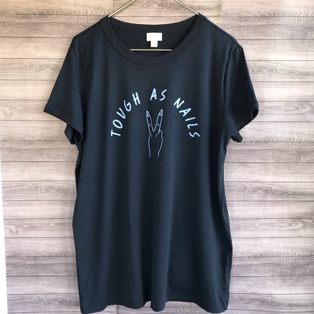 LuLaRoe | Tough As Nails Tee XL